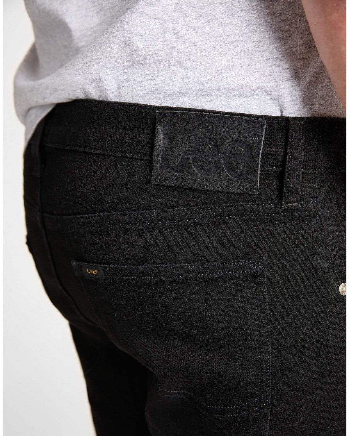 Lee Luke Slim Tapered Mens Jeans - Clean Black | Lee Jeans | JEANSTORE