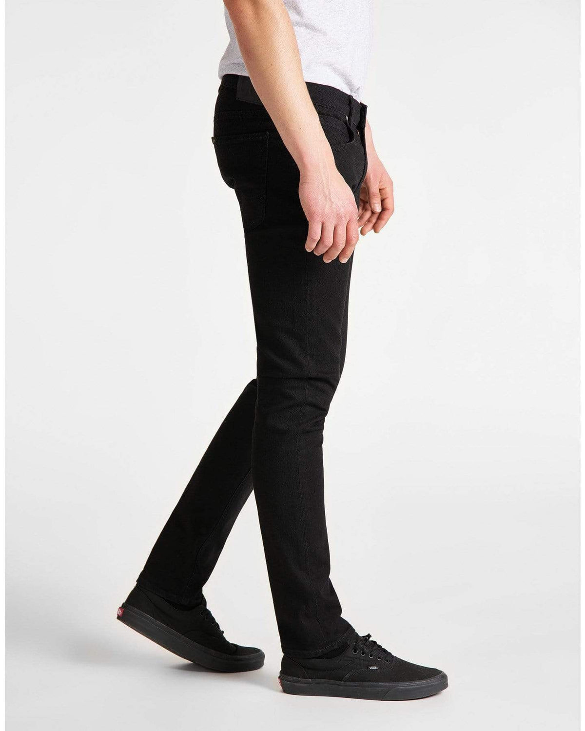 Lee Luke Slim Tapered Mens Jeans - Clean Black | Lee Jeans | JEANSTORE