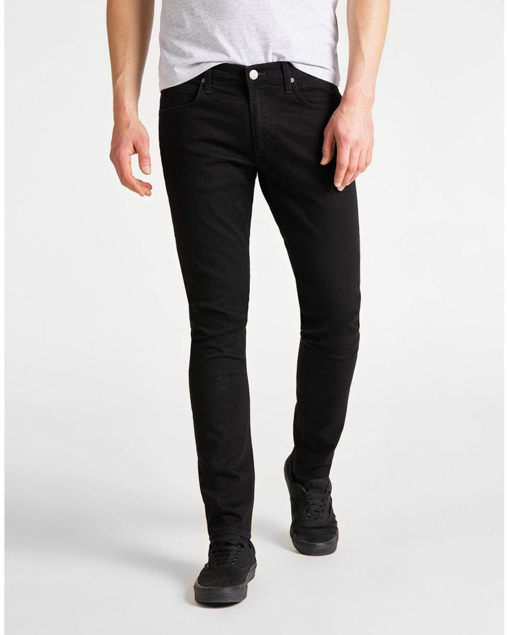 Lee Luke Slim Tapered Mens Jeans Clean Black - Main Image