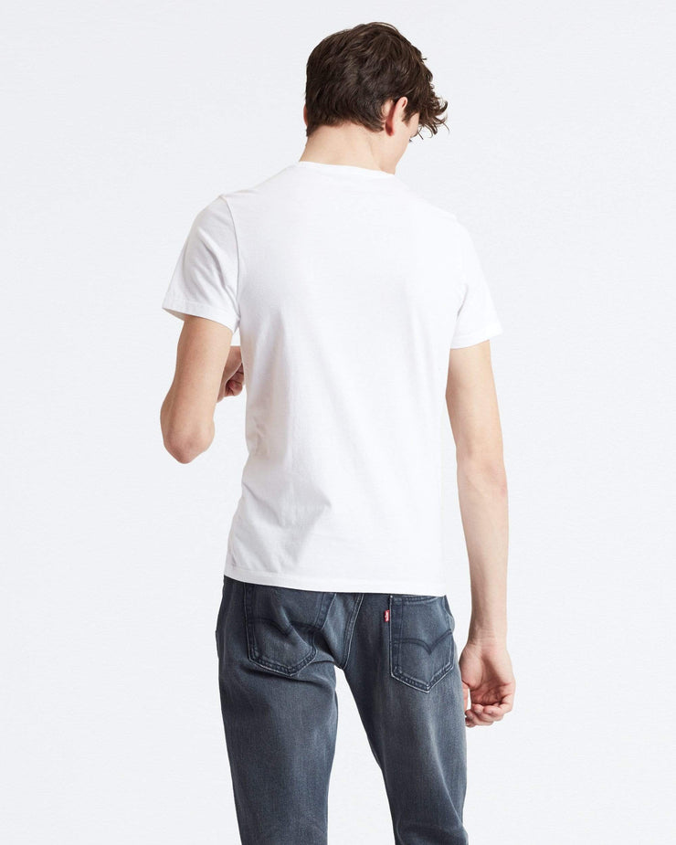 Levi's® 2-Pack Housemark Logo Crew Neck Tees - White / Mid Tone Grey Heather | Levi's® T Shirts | JEANSTORE