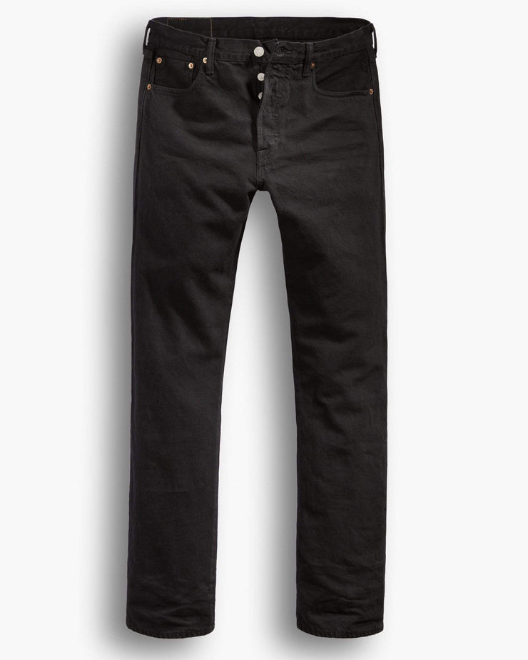 Levis 501 Original Regular Fit Mens Jeans - Black - Jeans and Street ...