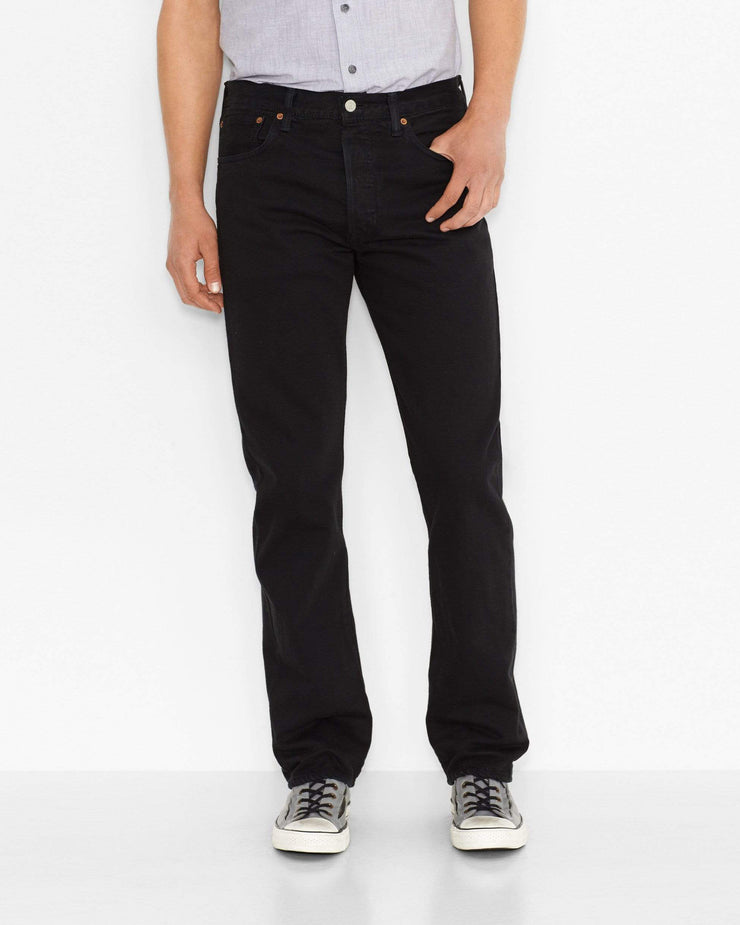 Levis 501 Original Regular Fit Mens Jeans Black Jeans and