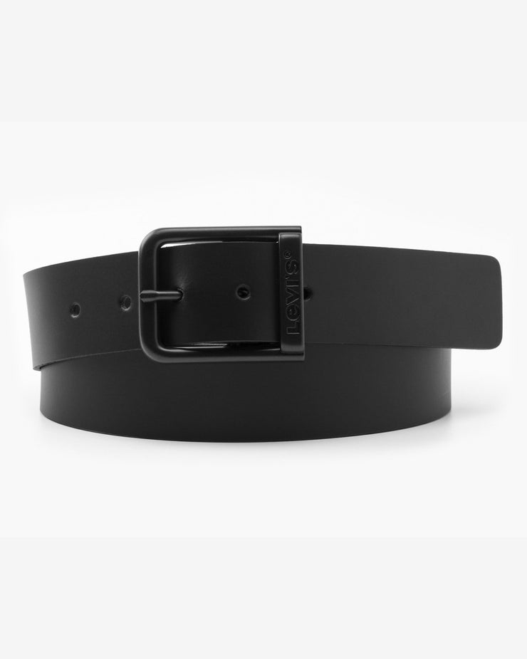 Levi's® Alderpoint Metal Leather Belt - Black | Levi's® Belts | JEANSTORE