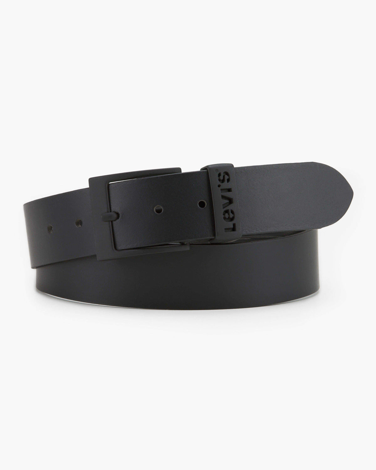 Levi's® Ashland Metal Leather Belt - Black | Levi's® Belts | JEANSTORE