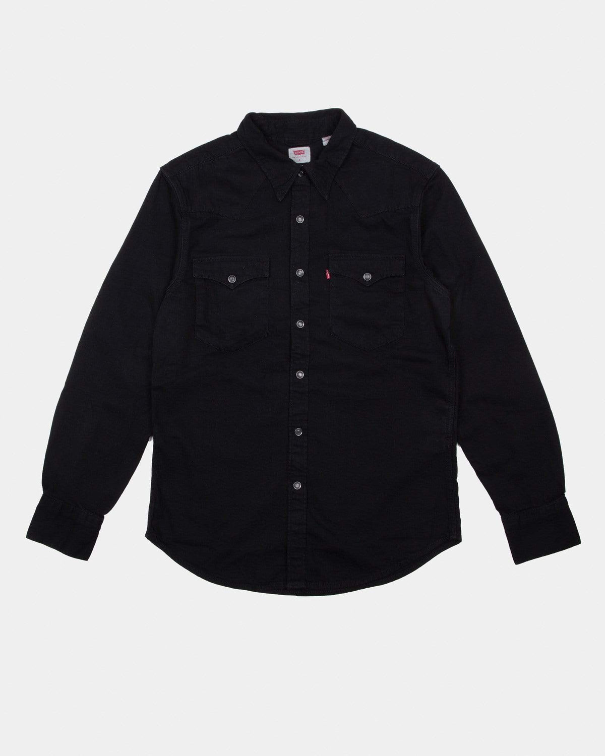 Levi's® Barstow Western Standard Shirt - Marble Black Denim Rinse | Levi's® Shirts | JEANSTORE