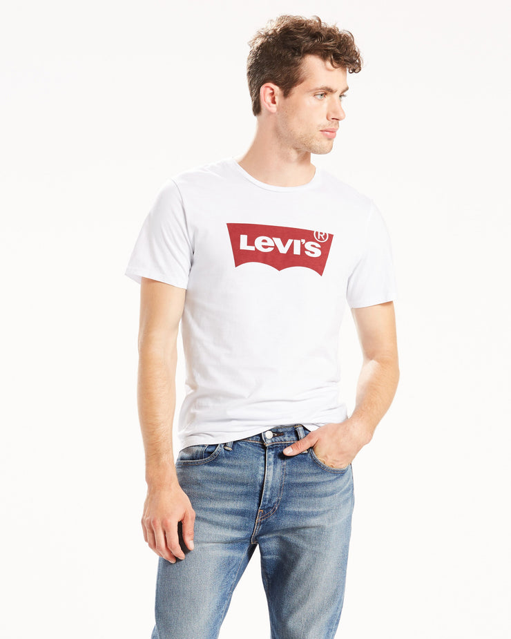 Levi's® Housemark Tee - White / Red | Levi's® T Shirts | JEANSTORE