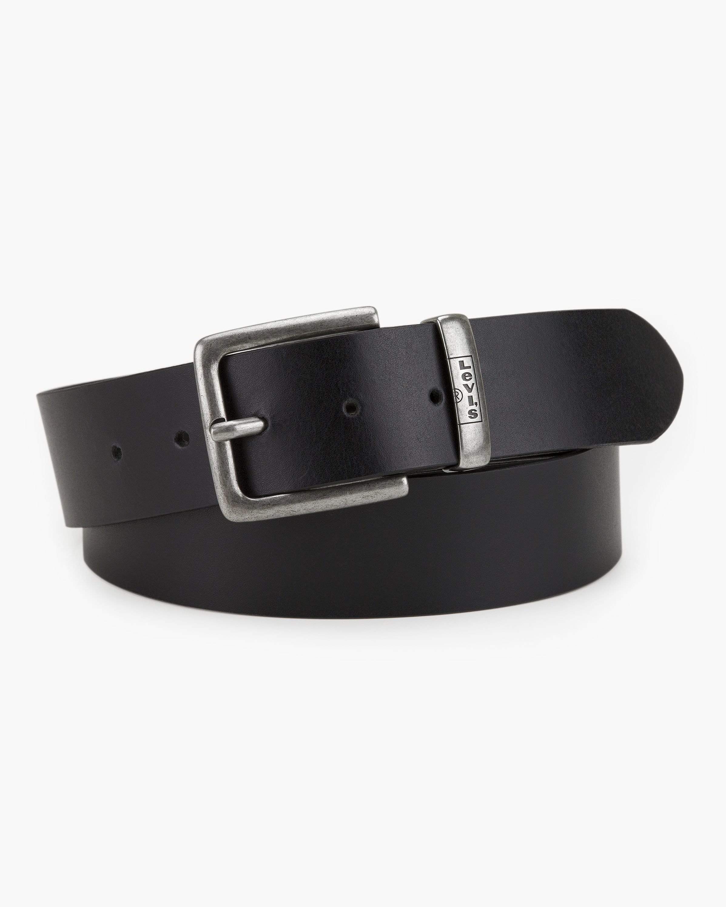 Levi's® New Albert Leather Belt - Black | JEANSTORE