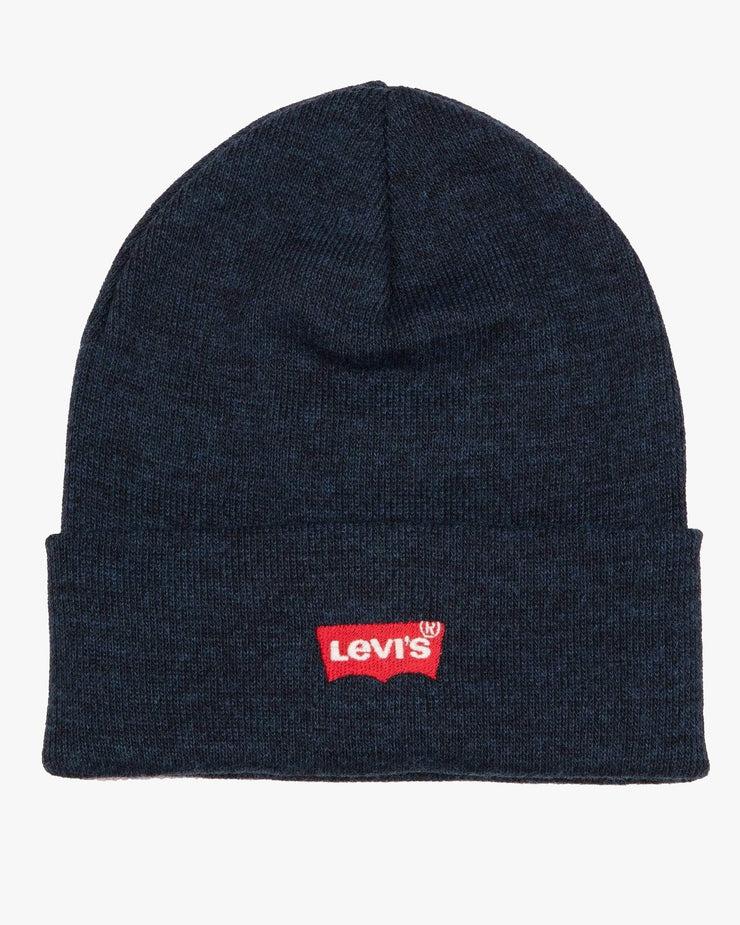 Levi's® Red Batwing Embroidered Slouchy Beanie - Navy Blue | Levi's® Hats | JEANSTORE