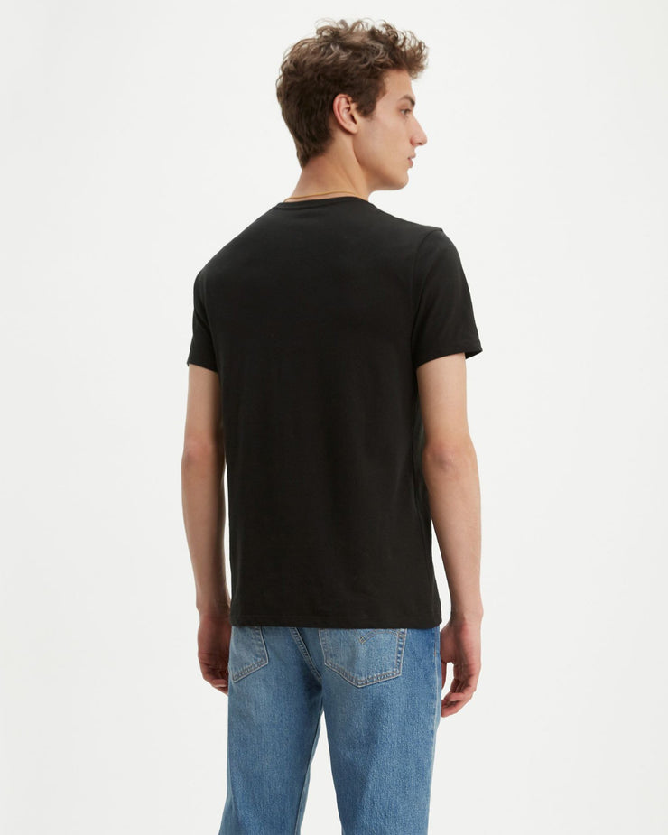 Levi's® Slim 2-Pack Crew Neck Tees - Black | Levi's® T Shirts | JEANSTORE