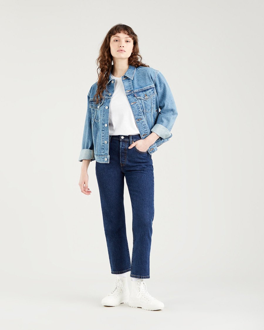 Levi's® Womens 501 Crop Jeans - Salsa Stonewash | Levi's® Jeans | JEANSTORE