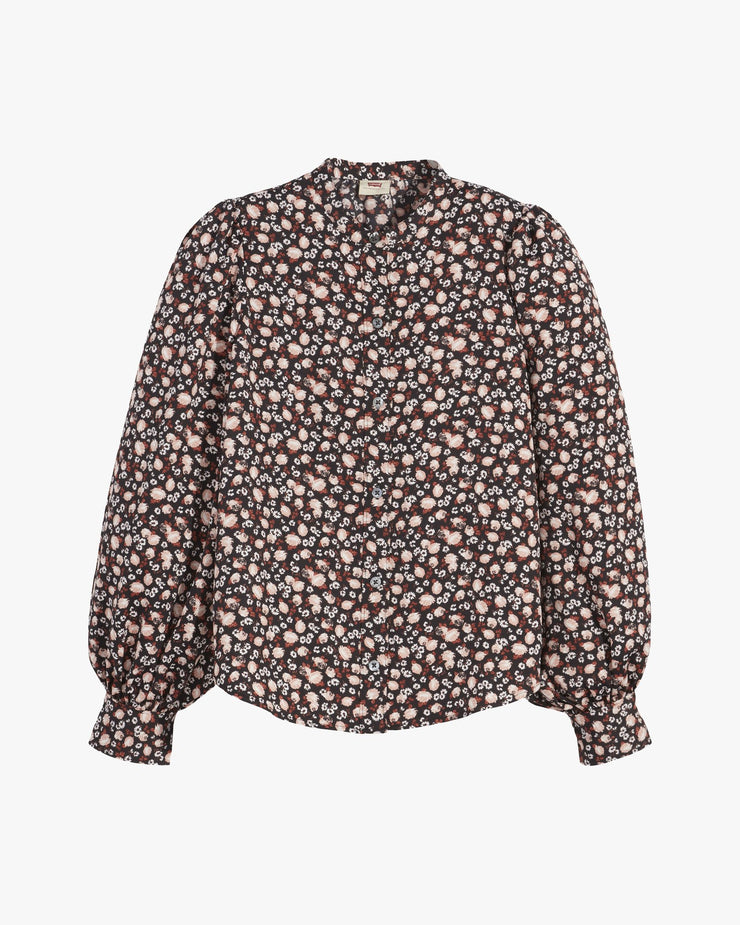Levi's® Womens Delany Pleated Blouse - Georgia Floral / Dusty Caviar | Levi's® Shirts | JEANSTORE