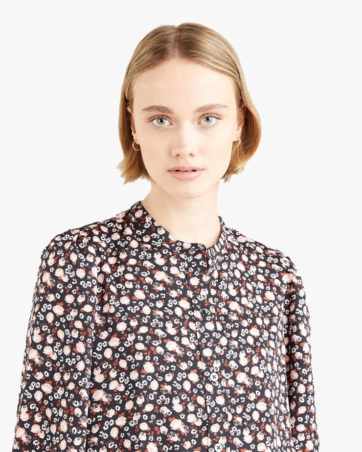 Levi's® Womens Delany Pleated Blouse - Georgia Floral / Dusty Caviar | Levi's® Shirts | JEANSTORE
