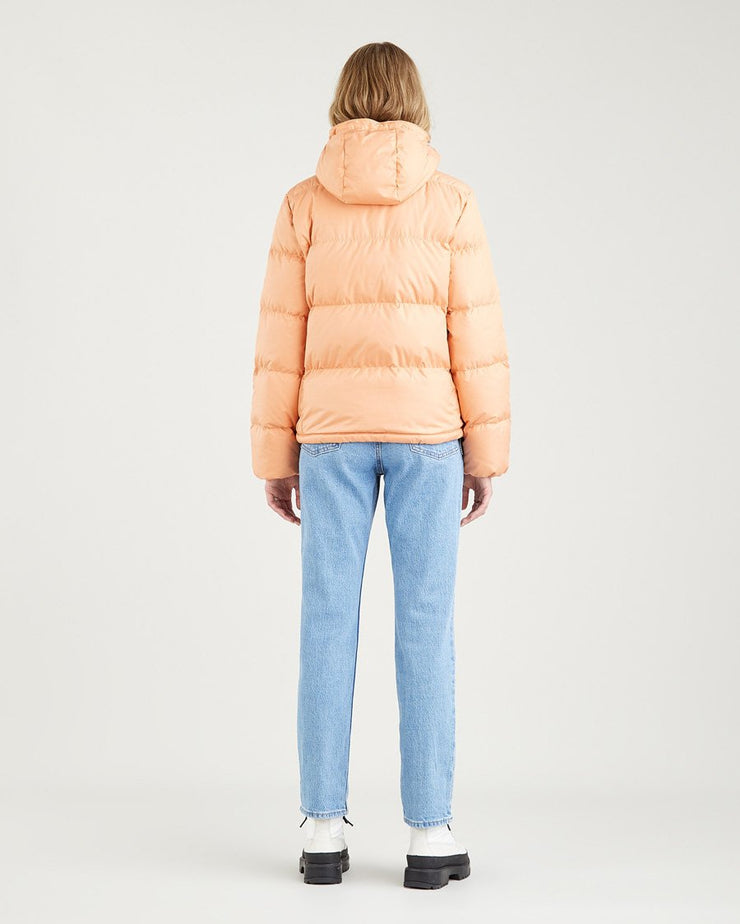 Levi's® Womens Quinn Short Down Puffer Jacket - Peach Bloom | Levi's® Jackets & Coats | JEANSTORE