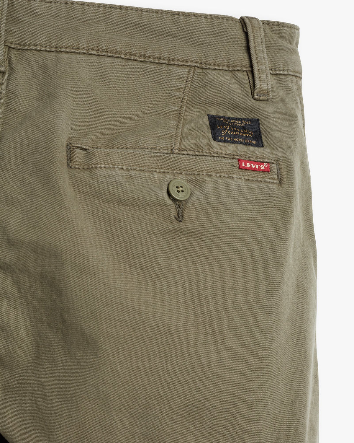 Levi's® XX Chino Standard II Regular Tapered Mens Chinos - Bunker Olive Shady | Levi's® Chinos & Trousers | JEANSTORE