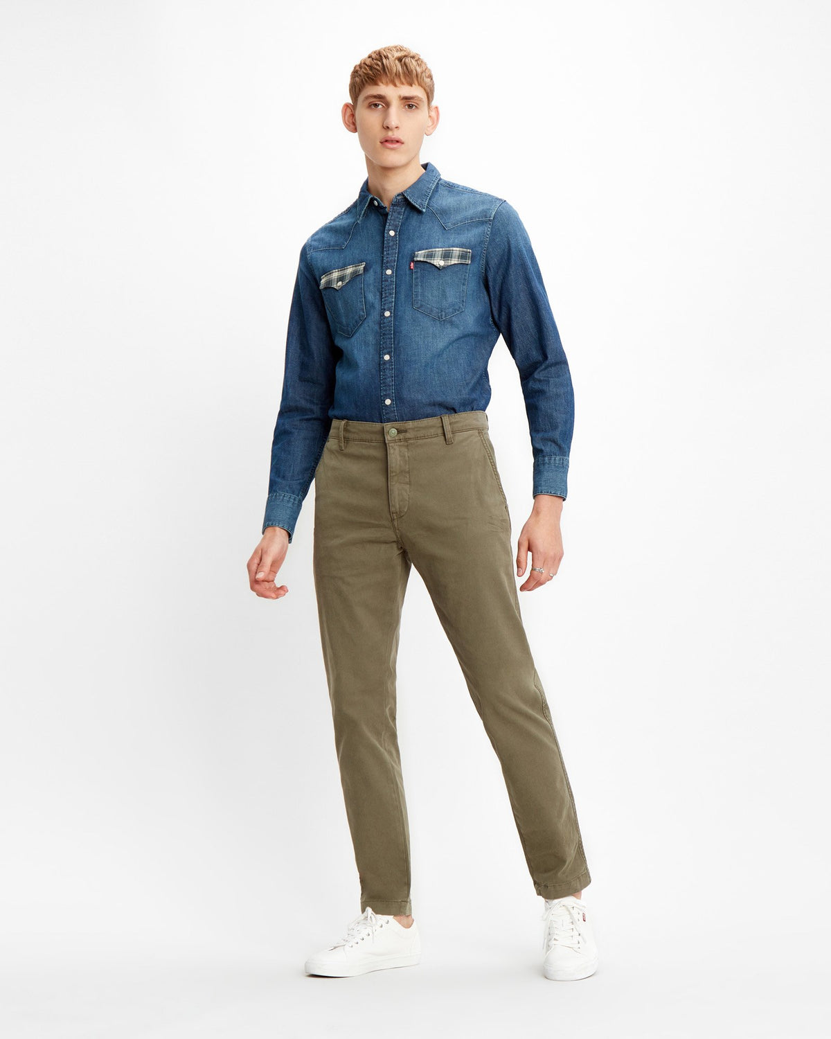 Levi's® XX Chino Standard II Regular Tapered Mens Chinos - Bunker Olive Shady | Levi's® Chinos & Trousers | JEANSTORE