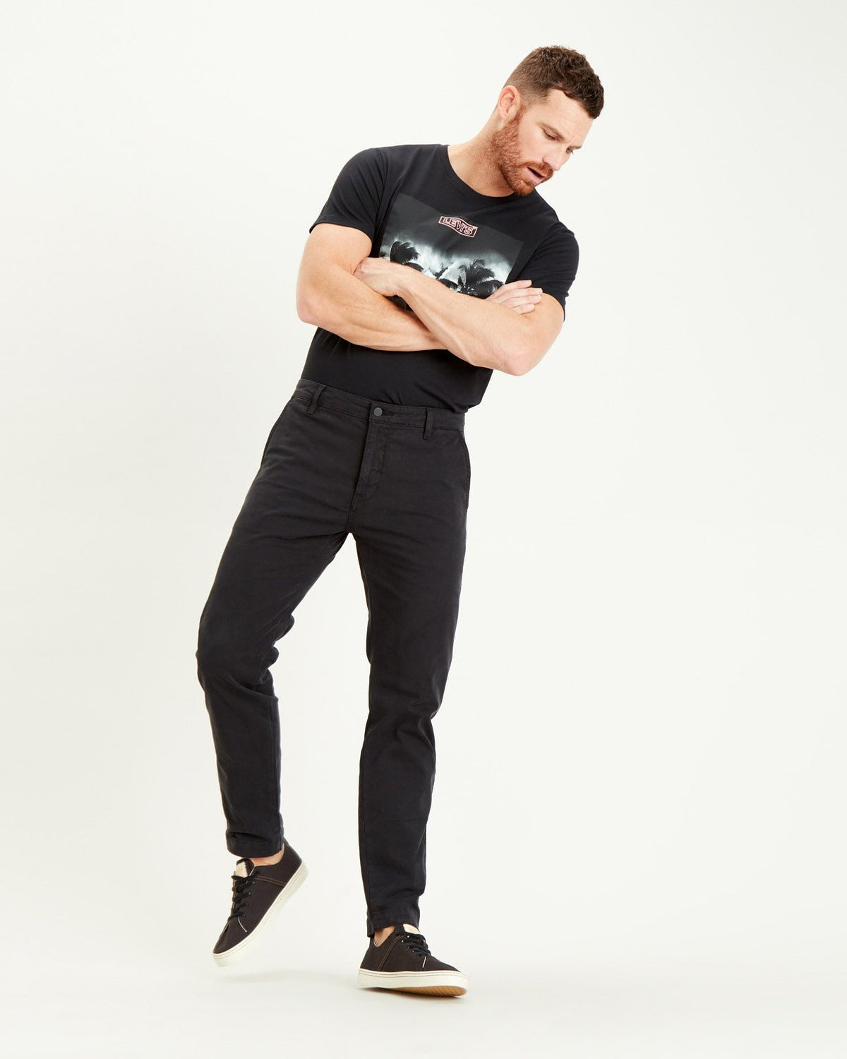 Levi's® XX Chino Standard II Regular Tapered Mens Chinos - Mineral Black Shady | Levi's® Chinos & Non-Denim Pants | JEANSTORE