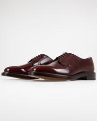 Loake Professional 771T Polished Plain Derby Shoe - Burgundy | Loake Shoemakers Shoes | JEANSTORE