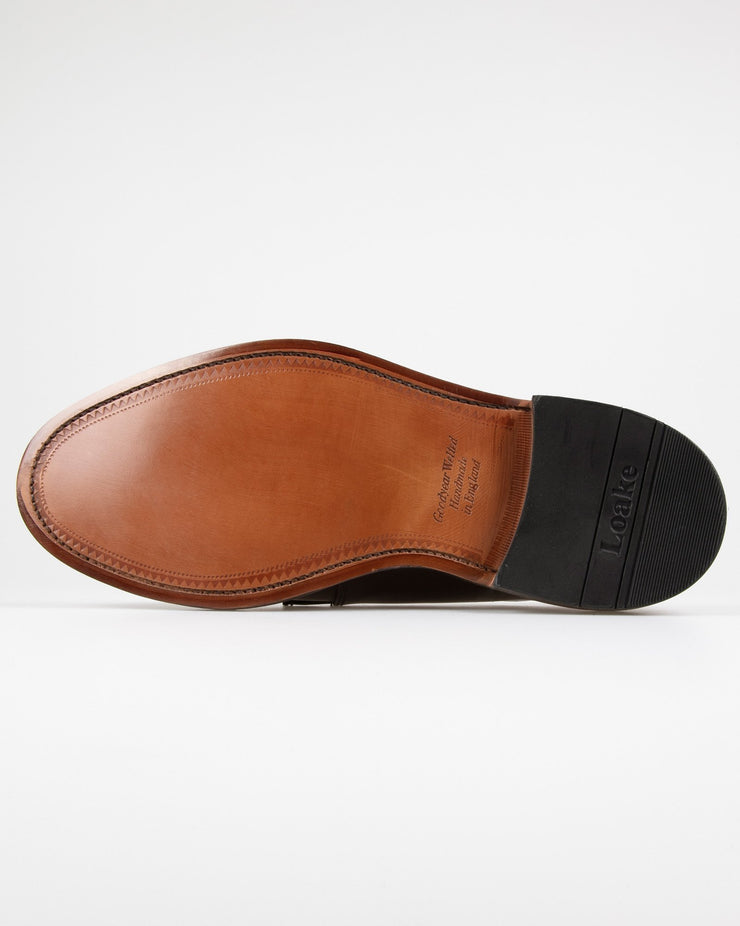 Loake Professional 771T Polished Plain Derby Shoe - Burgundy | Loake Shoemakers Shoes | JEANSTORE