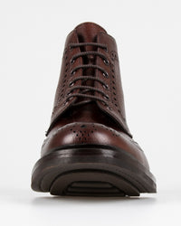 Loake 1880 Country Bedale Brogue Boot - Oxblood Grain | Loake Shoemakers Boots | JEANSTORE