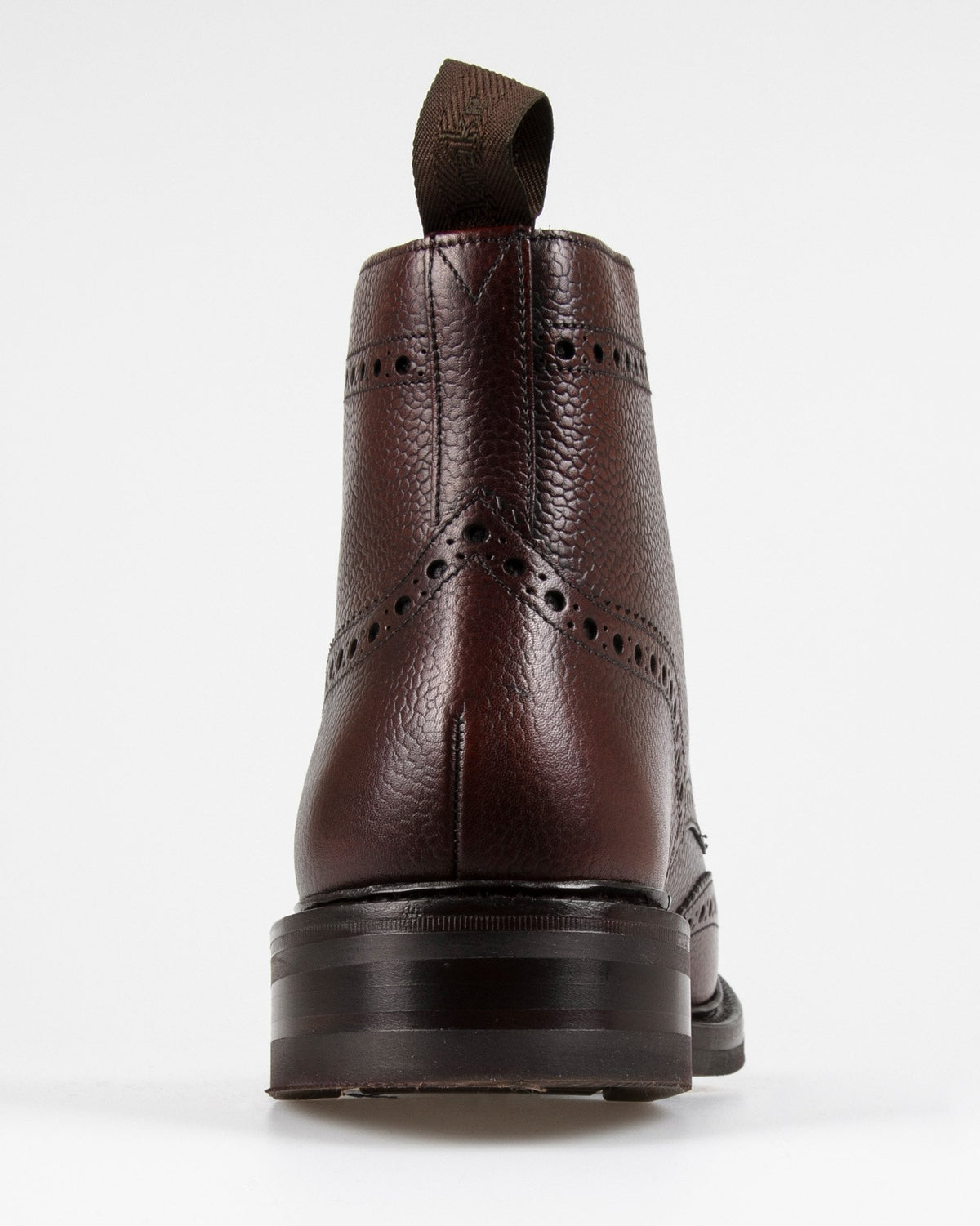 Loake 1880 Country Bedale Brogue Boot - Oxblood Grain | Loake Shoemakers Boots | JEANSTORE