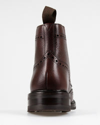 Loake 1880 Country Bedale Brogue Boot - Oxblood Grain | Loake Shoemakers Boots | JEANSTORE