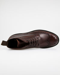 Loake 1880 Country Bedale Brogue Boot - Oxblood Grain | Loake Shoemakers Boots | JEANSTORE