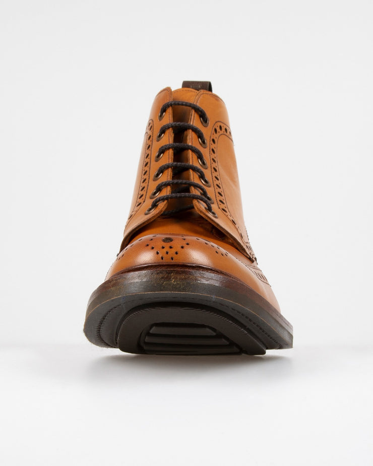Loake 1880 Country Bedale Brogue Boot - Tan | Loake Shoemakers Boots | JEANSTORE