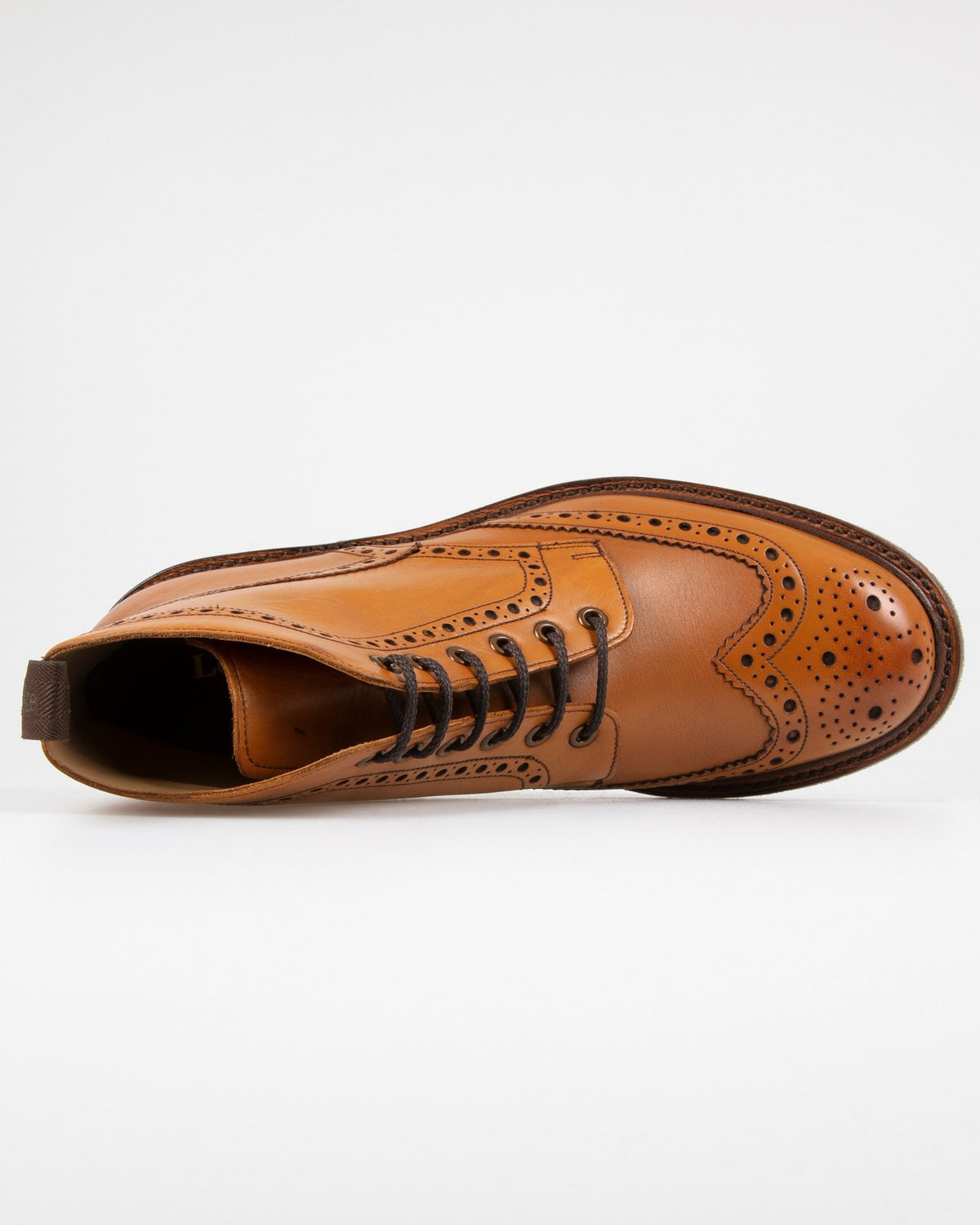 Loake 1880 Country Bedale Brogue Boot - Tan | Loake Shoemakers Boots | JEANSTORE
