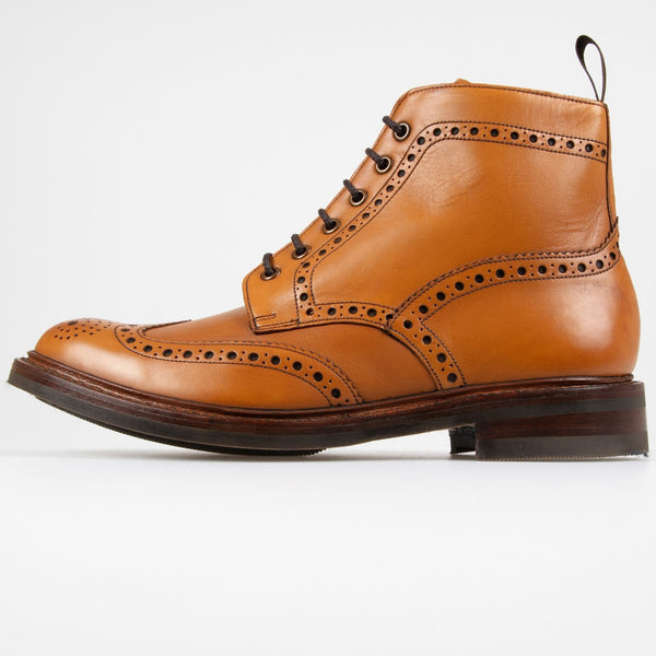 Loake 1880 Country Bedale Brogue Boot - Tan | Loake Shoemakers Boots | JEANSTORE