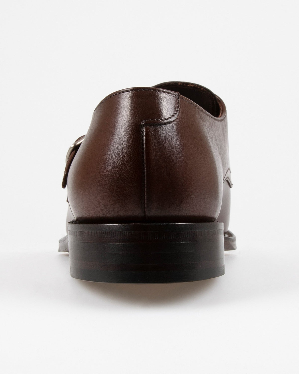 Loake 1880 Classic Cannon Calf Leather Twin Buckle Monk Shoe - Dark Brown | Loake Shoemakers Shoes | JEANSTORE