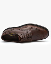 Loake 1880 Country Chester Brogue - Brown Waxy | Loake Shoemakers Shoes | JEANSTORE