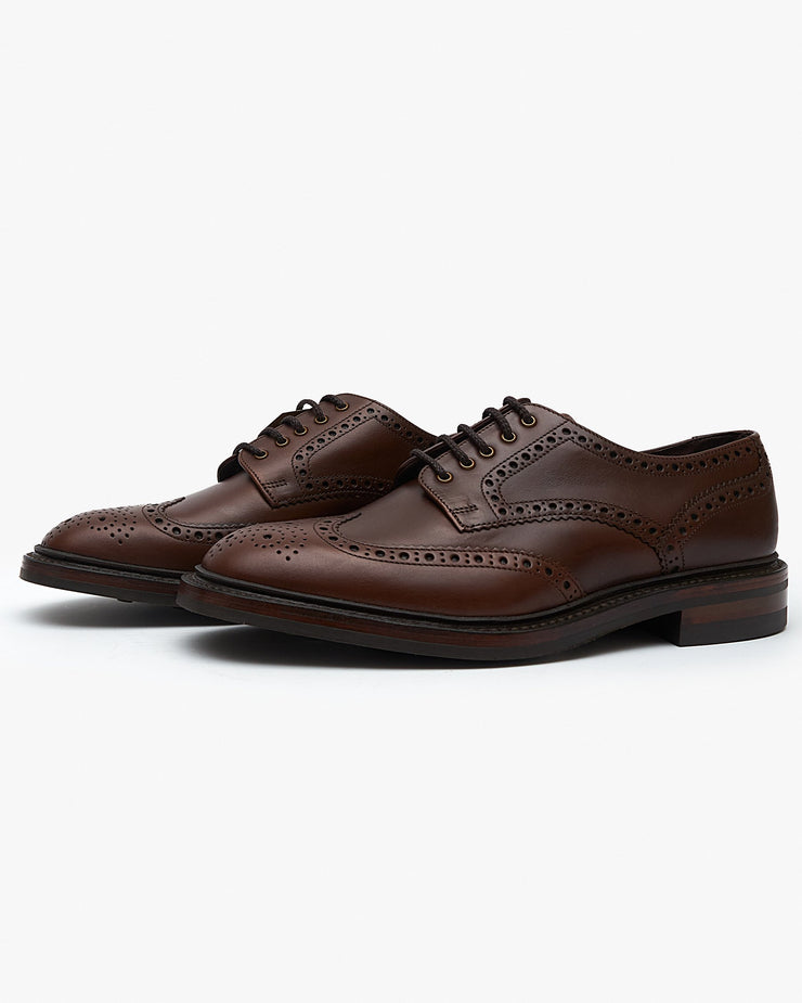 Loake 1880 Country Chester Brogue - Brown Waxy | Loake Shoemakers Shoes | JEANSTORE