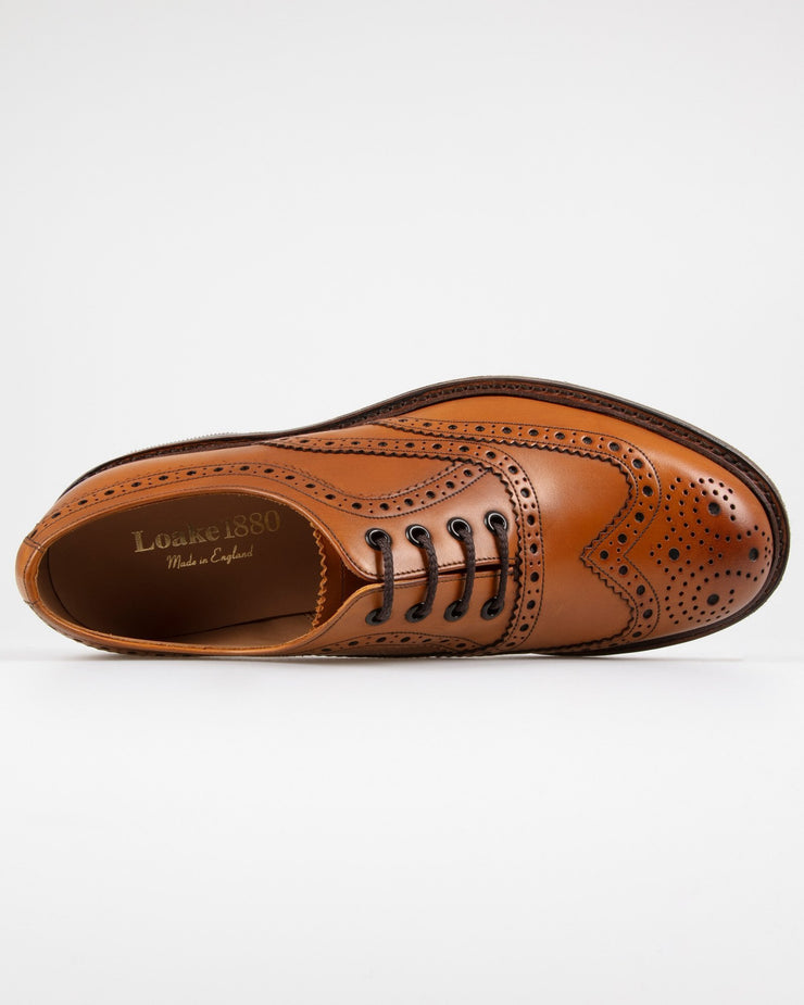 Loake 1880 Country Edward Brogue Oxford - Tan | Loake Shoemakers Shoes | JEANSTORE