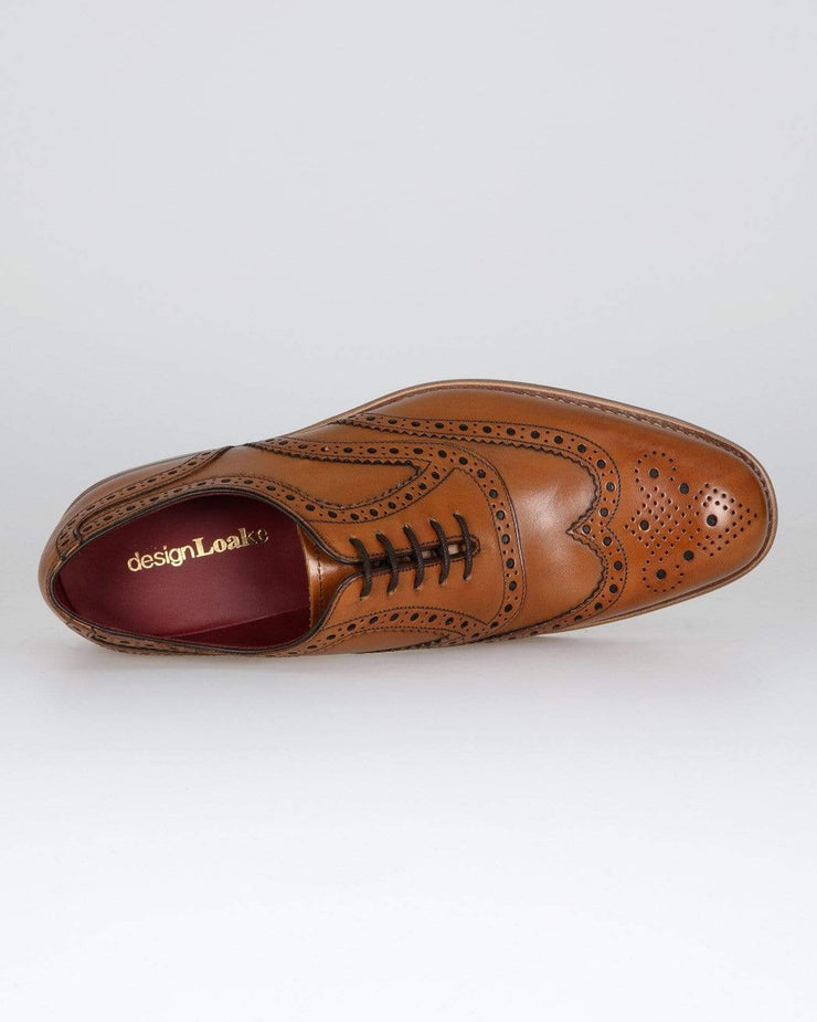 Loake Design Kerridge Oxford Brogue - Tan | Loake Shoemakers Shoes | JEANSTORE