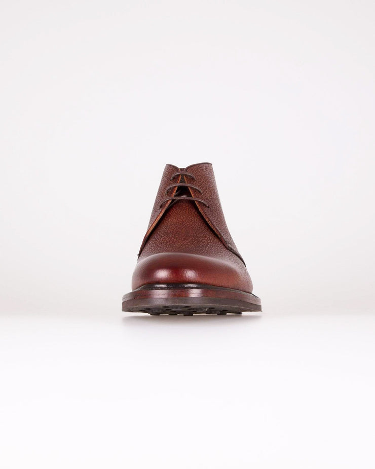Loake 1880 Country Lytham Calf Chukka Boot - Oxblood Grain | Loake Shoemakers Boots | JEANSTORE