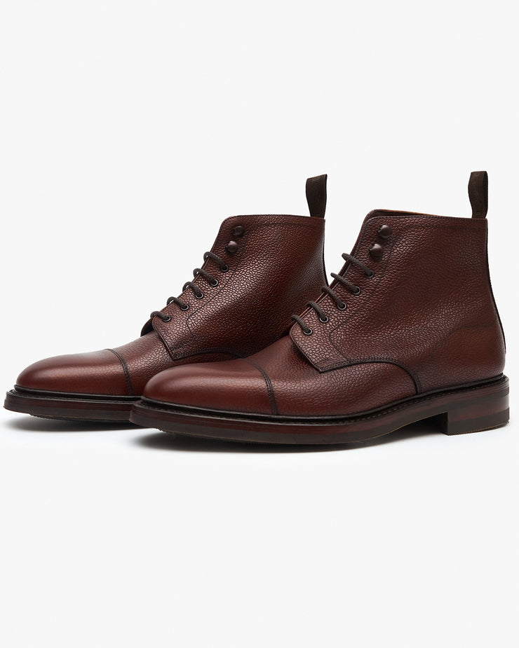 Loake 1880 Country Roehampton Derby Boot - Oxblood Grain | Loake Shoemakers Boots | JEANSTORE
