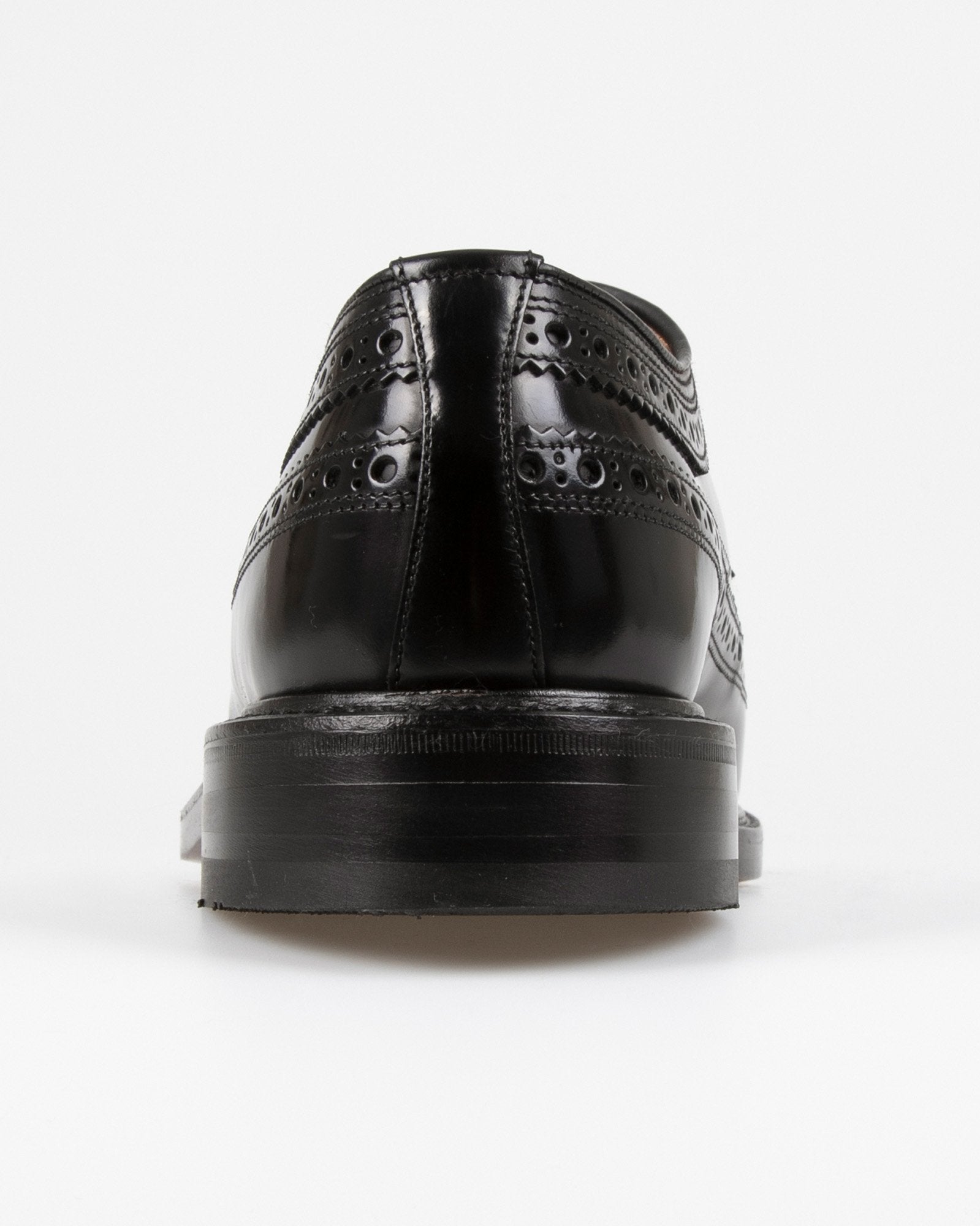 Loake Royal Polished Long Wing Brogue - Black | JEANSTORE