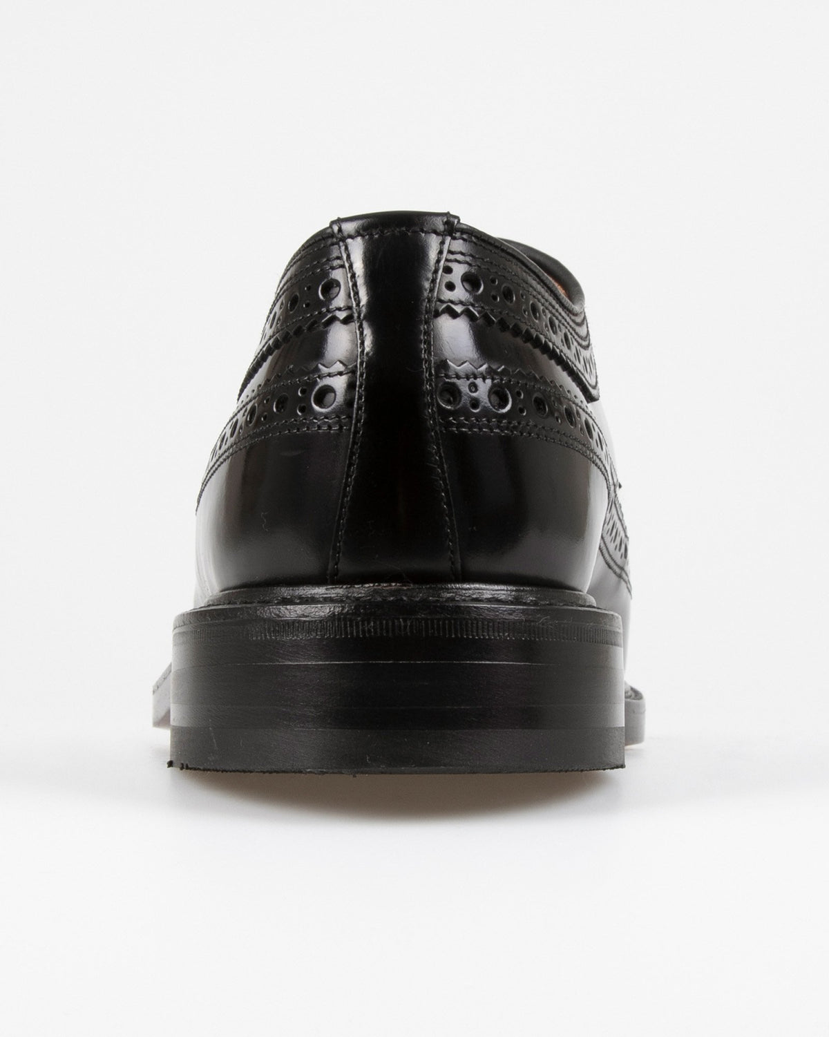 Loake Professional Royal Polished Long Wing Brogue - Black | Loake Shoemakers Shoes | JEANSTORE