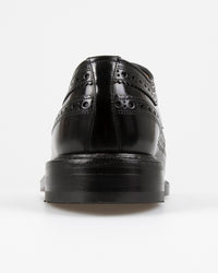 Loake Professional Royal Polished Long Wing Brogue - Black | Loake Shoemakers Shoes | JEANSTORE