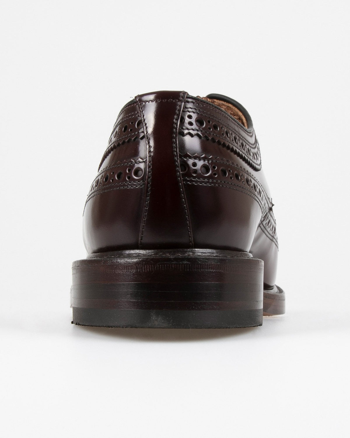 Loake Professional Royal Polished Long Wing Brogue - Oxblood | Loake Shoemakers Shoes | JEANSTORE
