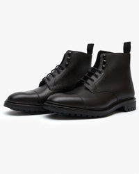 Loake 1880 Country Sedbergh Derby Boot - Black Grain | Loake Shoemakers Boots | JEANSTORE