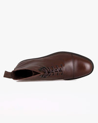Loake 1880 Country Sedbergh Derby Boot - Dark Brown Grain | Loake Shoemakers Boots | JEANSTORE