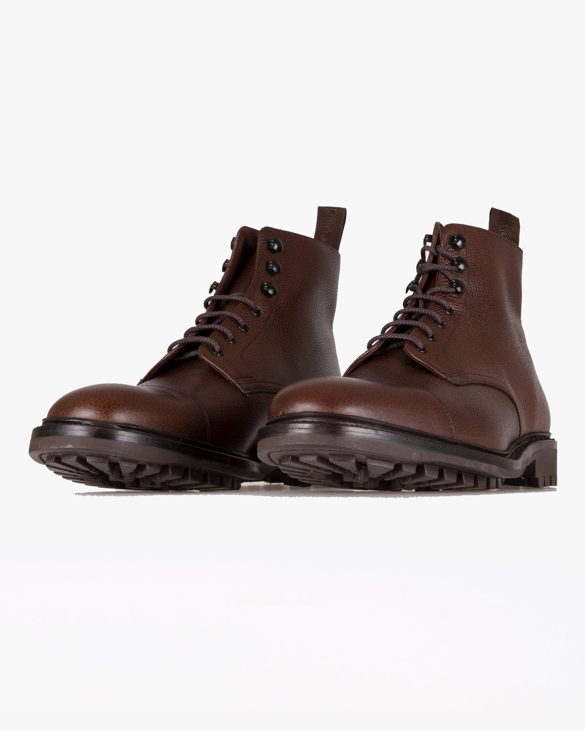 Loake 1880 Country Sedbergh Derby Boot - Dark Brown Grain | Loake Shoemakers Boots | JEANSTORE