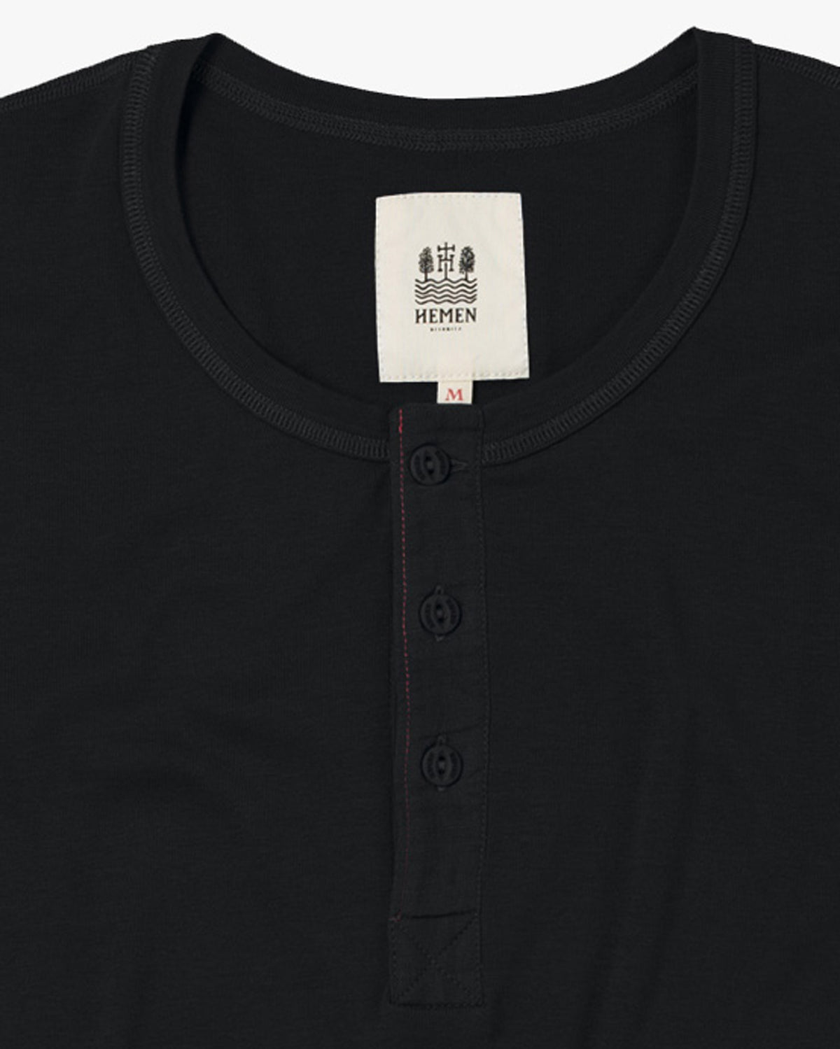 Hemen Biarritz Luzien Henley - Black | Hemen Biarritz Underwear | JEANSTORE