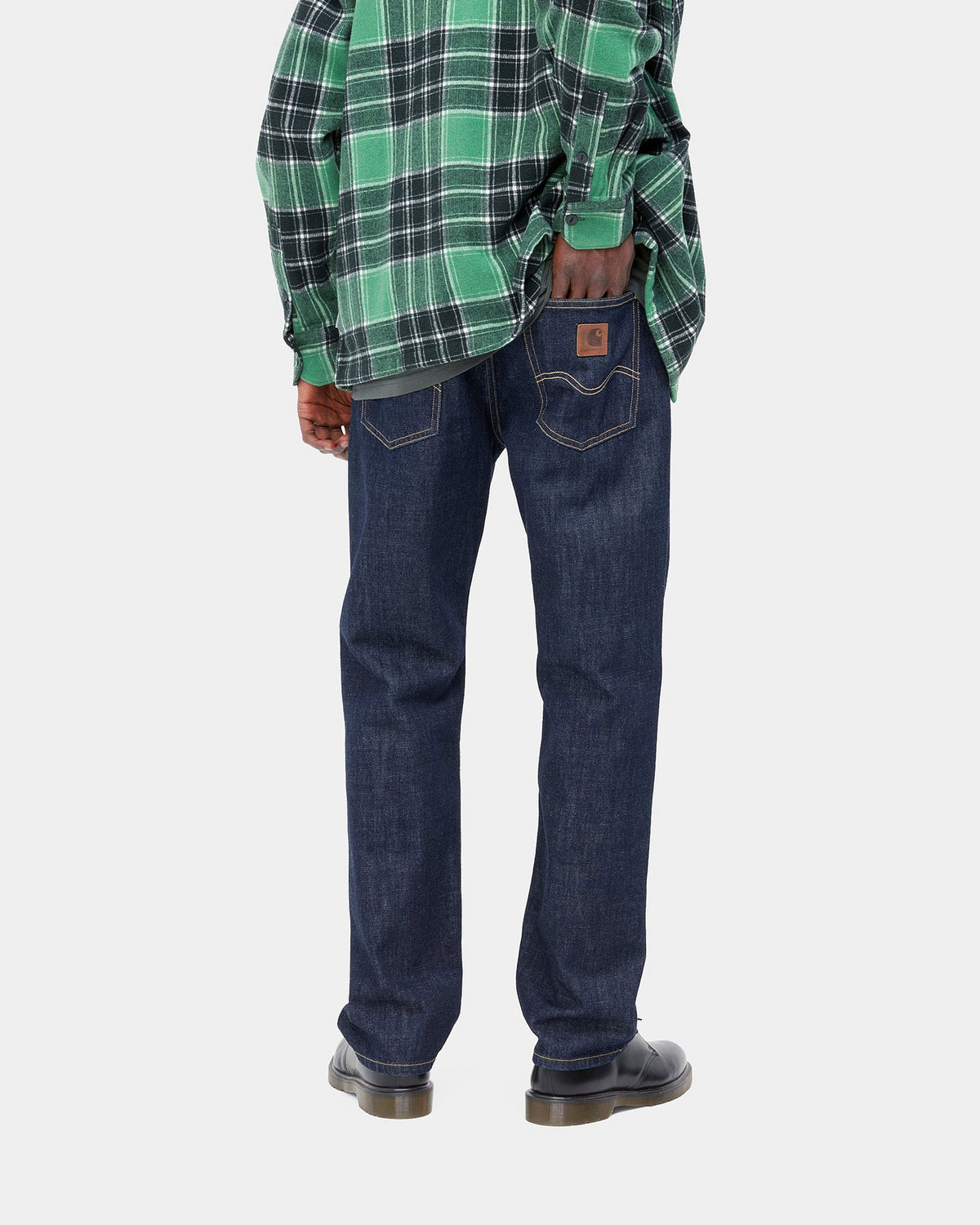 Carhartt WIP Marlow Pant Relaxed Straight Mens Jeans - Blue Rinsed | Carhartt WIP Jeans | JEANSTORE