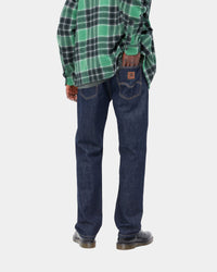 Carhartt WIP Marlow Pant Relaxed Straight Mens Jeans - Blue Rinsed | Carhartt WIP Jeans | JEANSTORE