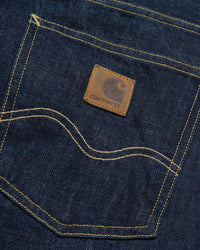 Carhartt WIP Marlow Pant Relaxed Straight Mens Jeans - Blue Rinsed | Carhartt WIP Jeans | JEANSTORE
