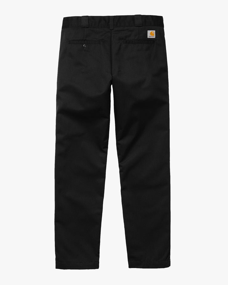 Carhartt WIP Master Pant Relaxed Tapered Mens Trousers - Black Rinsed | Carhartt WIP Chinos & Non-Denim Pants | JEANSTORE