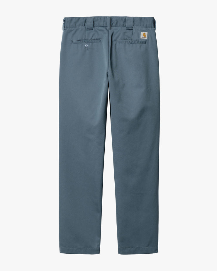 Carhartt WIP Master Pant Relaxed Tapered Mens Trousers - Storm Blue Rinsed | Carhartt WIP Chinos & Non-Denim Pants | JEANSTORE