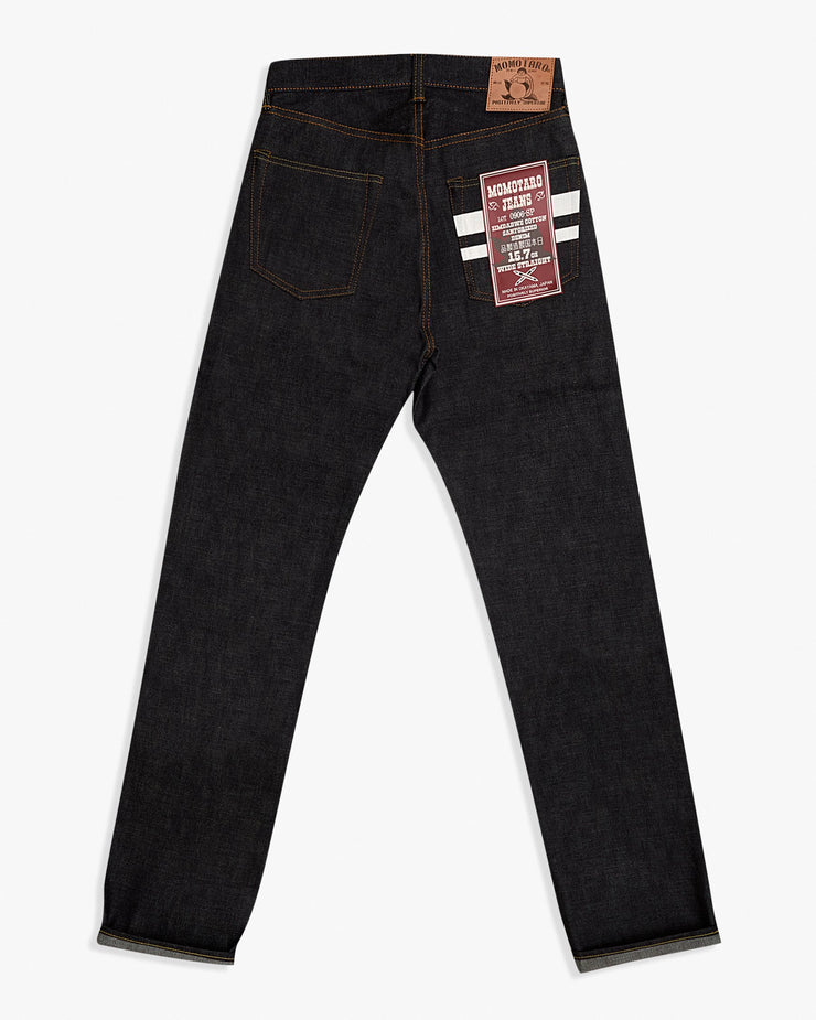 Momotaro Jeans 0906-SP Classic Straight Mens Jeans - 15.7oz Indigo Selvedge / GTB Stripe | Momotaro Jeans Jeans | JEANSTORE